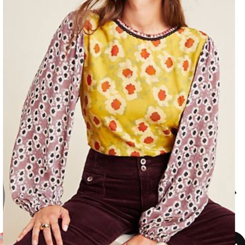 bl-ank London • Dorette floral blouse